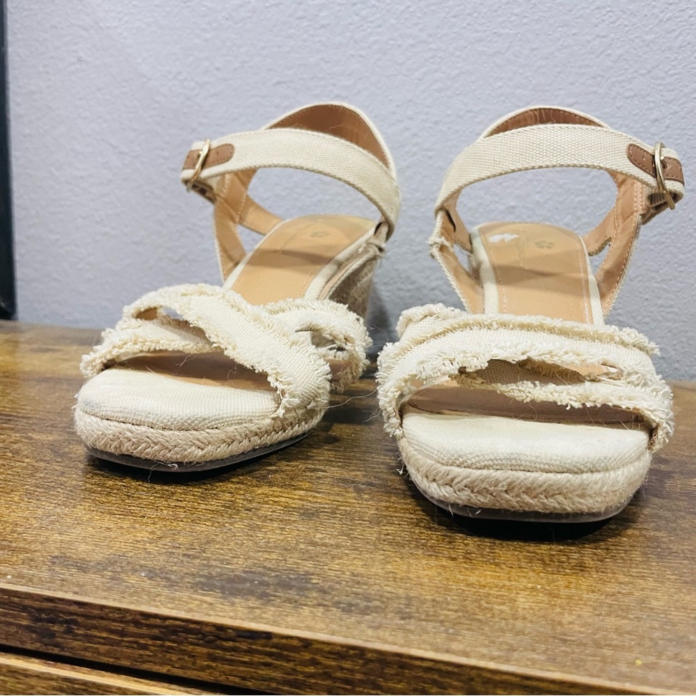 Tommy Bahama Bethany Wedge Heel Sandals Cream Womens Size 8 - Picture 8 of 16
